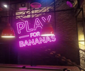 neon sign god